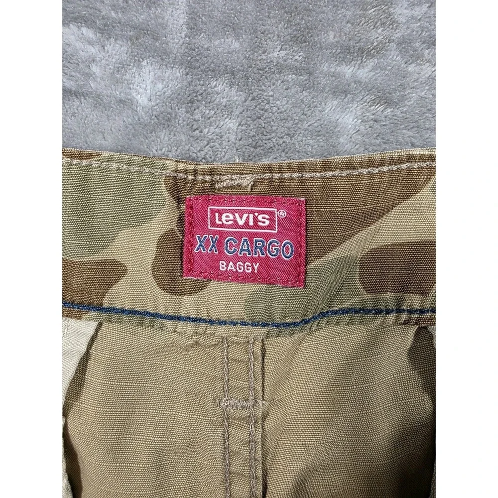 NWT‎ Levi's Baggy xx Cargo Pants Camo Men's 36x30 Casual/Skater Wear/Ripstop